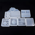 C-0221 DIY Molds for Epoxy Resin Kit Silicone Resin Mold Penholder Storage Box Jewelry Resin Mold