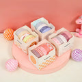 Cute Kawaii Japanese Washi Tapes Lot Student Kids Diary Planner Craft Photo DIY Decorative Masking Tapes Lot Customize  5pcs/box