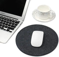 Felt Mouse Pad High Quality Custom Printing with Anti-Slip Base Rubber Bottom Round 8.66inch Non-slip