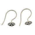 925 Sterling Silver Earrings Wire Pin Blank Base for Women Fashion Jewelry Supplies