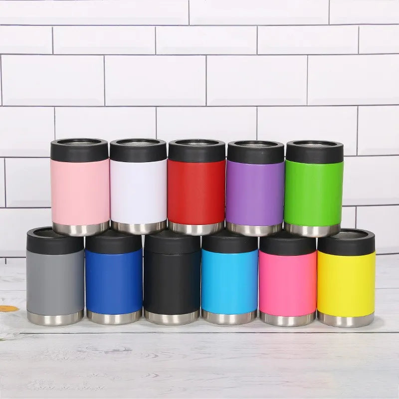 New Arrivals 12OZ Beer Cooler 304 Stainless Steel Beer Bottle Can Holder Double Wall Vacuum Insulated