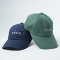 Wholesale 6 Panel  Curved Brim Dad Hat With Custom Embroidery  Logos Unstructured 6 Pane Green Baseball Hat