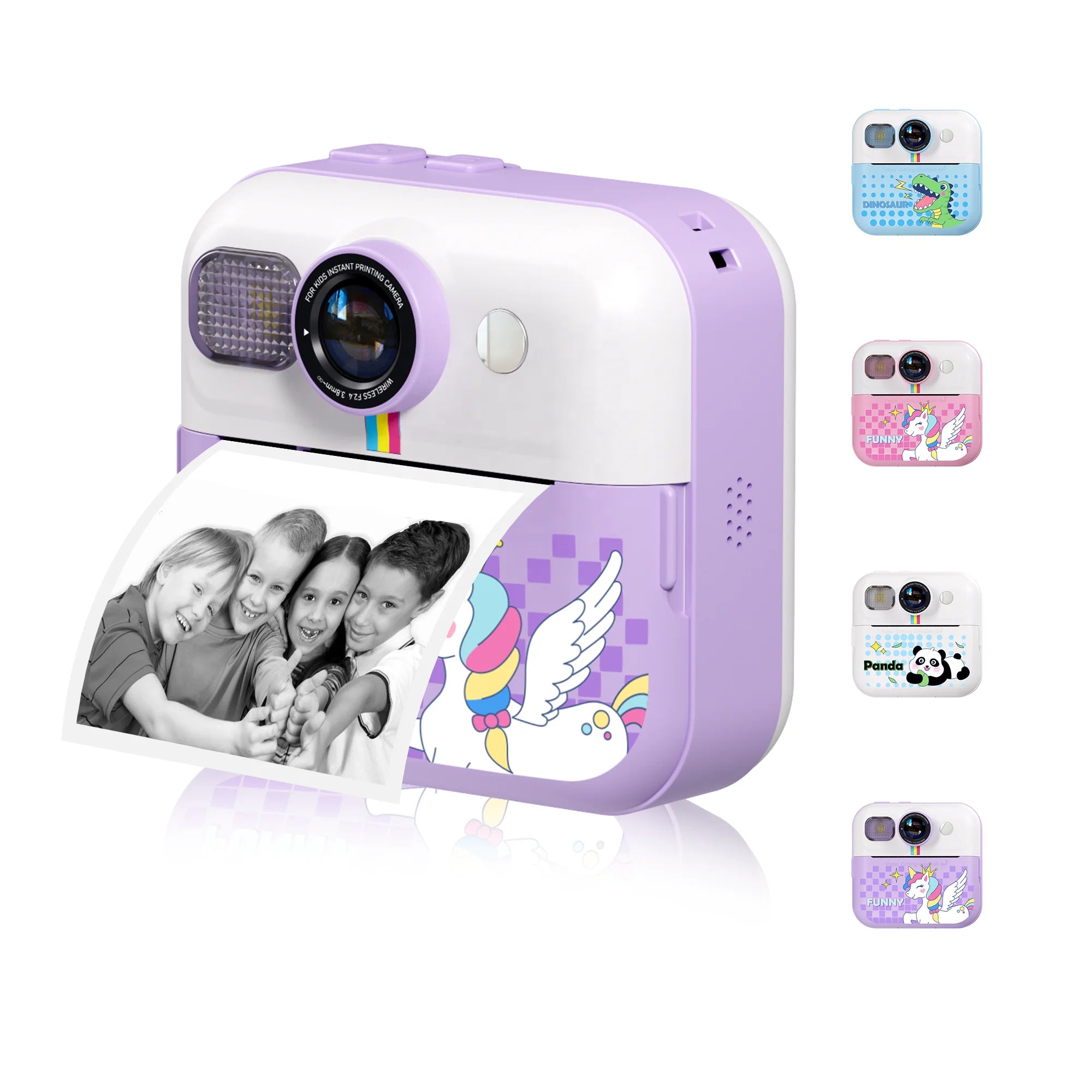 YMX CP02 Electrical Electric Educatoryl Outdoor Learning Kindergarten Toy Children Print Camera for Kids Children Boy Girl Baby