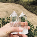 Wholesale Natural Healing Crystal Wand clear Quartz Point Wand for Decoration