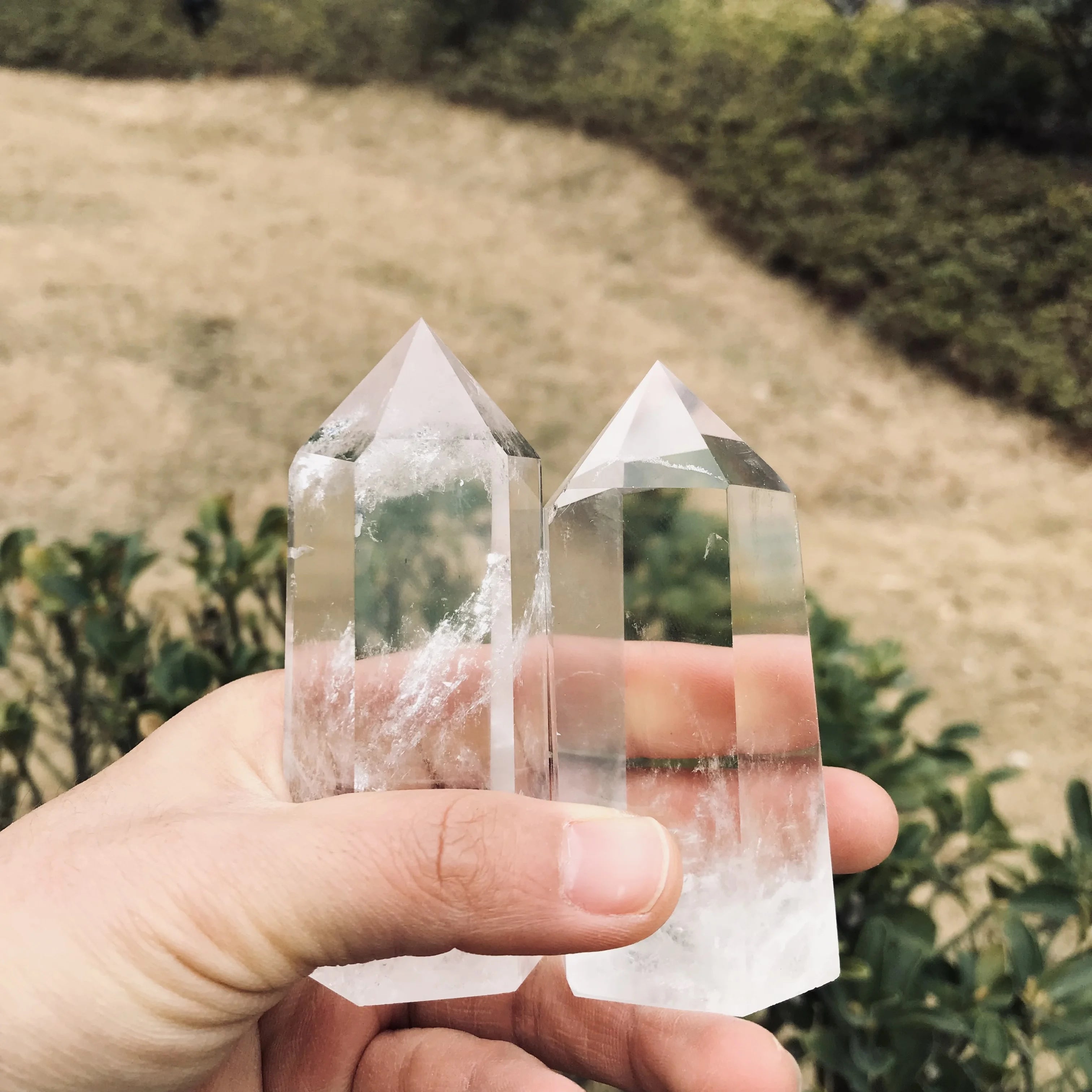Wholesale Natural Healing Crystal Wand clear Quartz Point Wand for Decoration