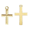 GP Cross Charms 14k Gold Filled Factory Direct Sales Permanent Cross Charms for Jewelry Making Real Gold Filled Jewelry Findings