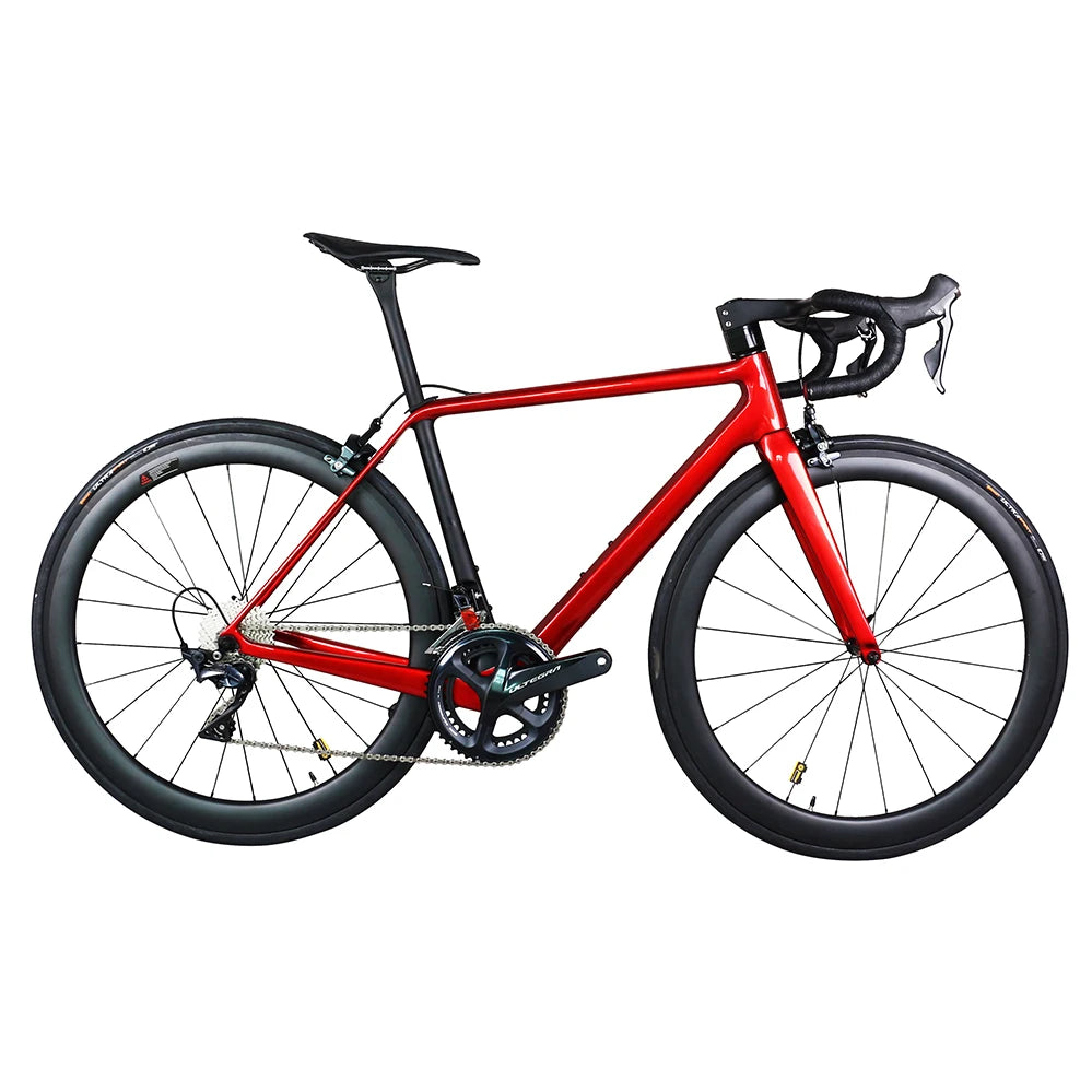 NEW Carbon Bike Complete Bike T1000 Bicycle Inner Cable Road Frame Carbon Frame Bikes R8000 Groupset/carbon Wheels Paint FM629