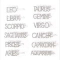 Wholesale Diamond Bling Zodiac Hair Pins Custom Rhinestone Hair Clips Accessories Elegant Hair Clip for Women Girls