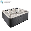 Sunrans 2.2m 5 Person Hot Tub Spa Outdoor Functional Acrylic whirlpool Spa Massage Bathtub