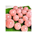 2026 Wedding Decoration Natural Rose Quartz Ball Craft 50mm Crystal Mini Sphere Carving for Healing