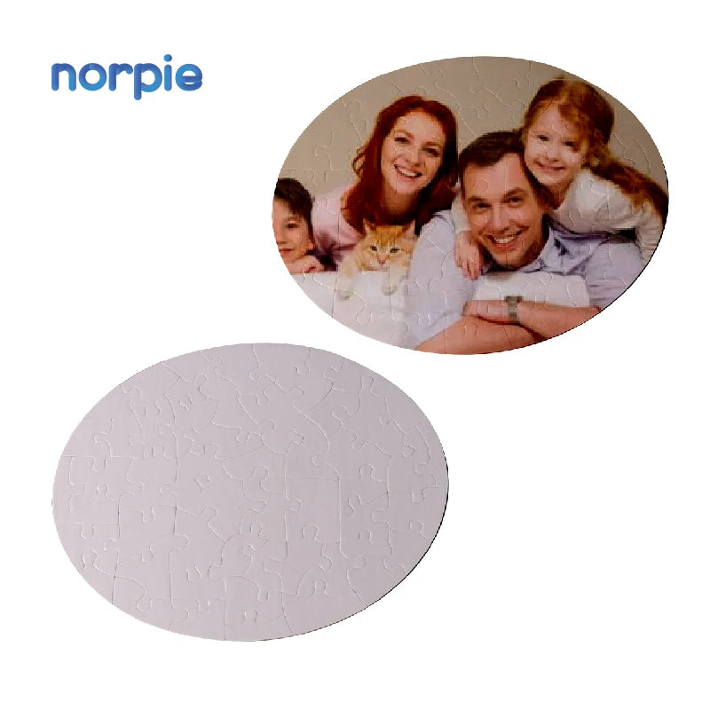 Factory Wholesale Customized Eco-friendly Kids Craft Sublimation Blank Puzzle A4 Puzzles 51 Pieces
