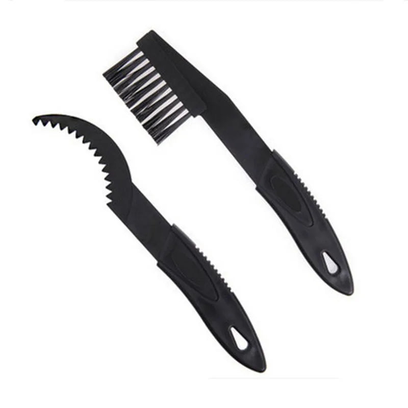 2pcs Road Bike Cleaning Kit Mountain Bicycle Chain Brush Crankset Scrubber Tool for Cycling and Cycle Accessories