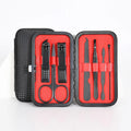 Nail Clippers Set With Leather Bag Professional Trimmer Pedicure Care Tools Manicure Set Nail Art Grooming Tools for Travel Use