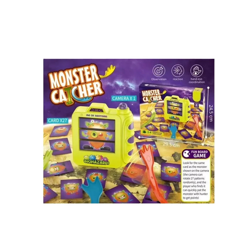 Zhiqu Monster Catcher Board Game Interactive Educational Plastic Toys for Parents and Children Factory-Direct