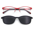 Eyewear Clip on Sunglasses for Woman Men Custom Anti Blue Light Lens Clip on Eyeglasses