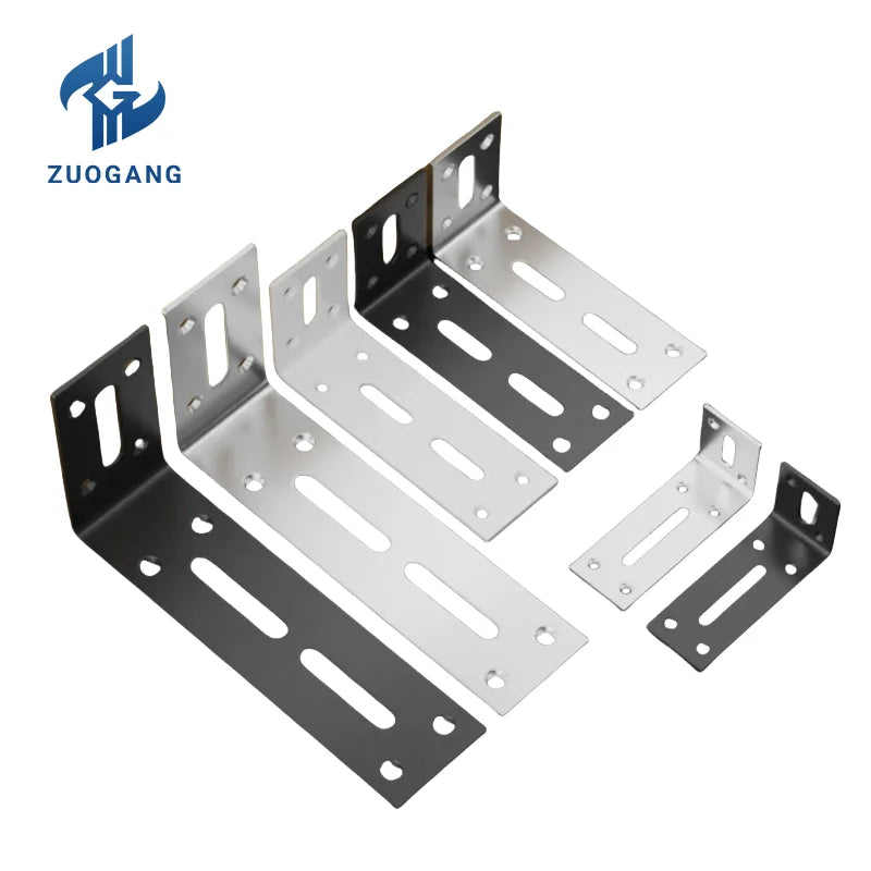 Metal Corner Bracket L Bracket 90 Degree Heavy Duty Wide Angle Black Wood Corner Bracket