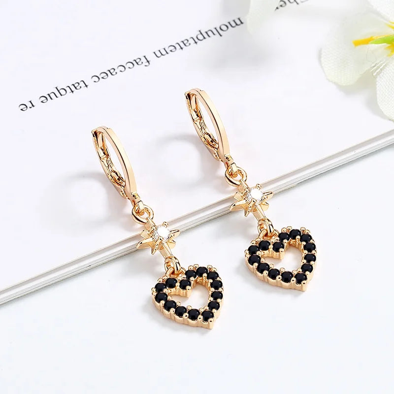 Wholesale Custom Mardi Gras Miyuki Easter Bohemian Heart Shape Tassel Beaded Bride Earrings Handmade From China