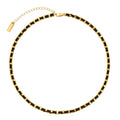 Fashion Simple Brass Electroplated 18k Gold Charming Delicate Leather Unisex Necklace Customized Jewelry Gifts
