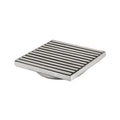Luxury 4 Inches SUS304 Stainless Steel Anti-smell Square Shower Floor Drainer Fast Drainage Bathroom Floor Trap Grating Filter