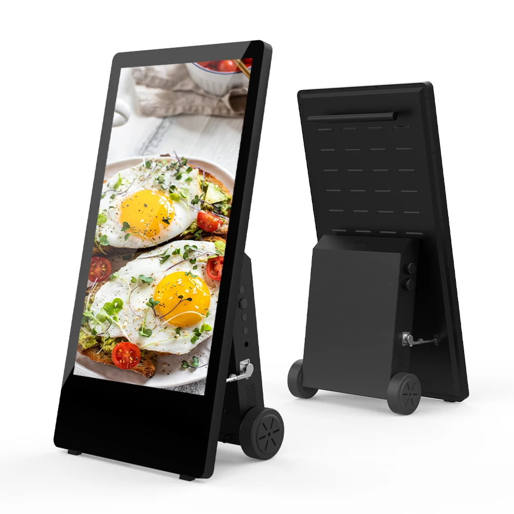 High Brightness IP65 Waterproof LCD Digital Poster Display Floor Stand for Indoor Outdoor for Shop Retail Store Welcome Display