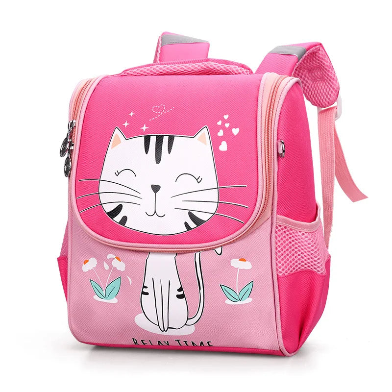 One Piece Cute Kindergarten Cartoon Animal Children Kids School Backpack Bag for Boys Girls 3-6 Years