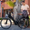 Step Through Ebike Electric Bike for City Travel Skinny Tire Ebike for Women EU Warehouse Factory Direct Price VOMO CS20