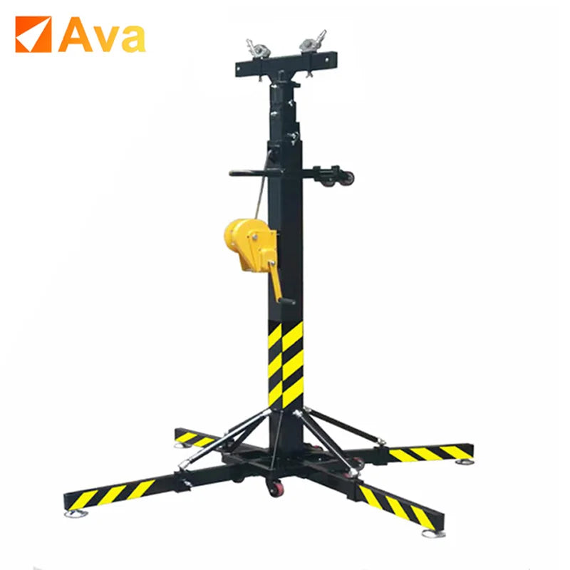 Ava 250KG Load Heavy Duty 1.9-6M Adjust 1800lbs Winch Portable Speaker Dj Light Led Screen Truss Lifting Tower Truss Crank Stand