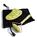 Diy Crystal Hot Sales Skin Care Tools Custom 100% Natural Crystal Facial Face Xiuyan Jade Roller Gua Sha Jade Roller