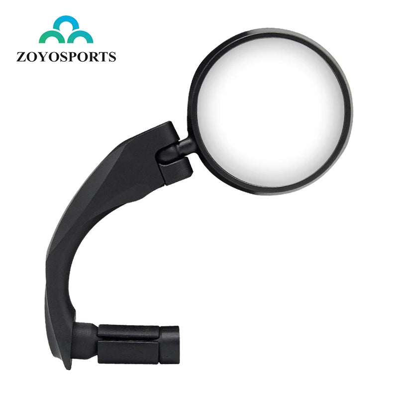 ZOYOSPORTS Cycling Adjustable HD Aluminum Minute Surface Mirror Electric Rearview MTB Bike Mirror 360 Degree Rotate Handlebar