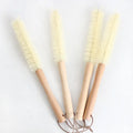 Household Kitchen Long Handle Beech Wood Cup Bottle Cleaning Brush