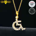 Yellow and White Diamond 14K Gold Handicapped Diamond Pendant Disabled Wheelchair  Pendant for Women