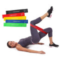 Loop Band Set From CHOOYOU Exercise Resistance Latex Opp Bag Red Natural Latex Customized Logo Yogastrength Exercise