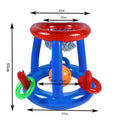 Pvc Inflatable Basketball Hoop Pool Floating Toys Kids Swing Pool Sport Game Children Water Basketball Stand