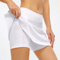 Pleated Netball Dress With Pocket Shorts High Waist Athletic Sport Tennis Skirt 2 Piece Set