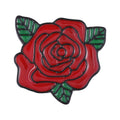 Wholesale Vintage Red Rose Flower Enamel Pin - High-Quality Alloy Lapel Badge for Custom Clothes and Backpacks