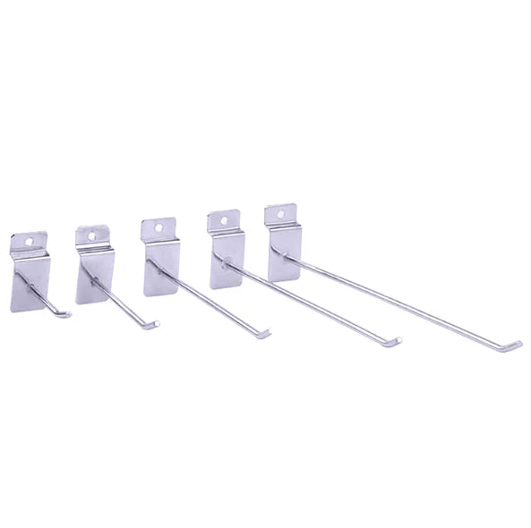 Metal Slatwall Display Hook Steel Wire Dia. 5.5mm Slatwall Hook