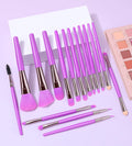 16pcs New Fluorescent Color Neon Makeup Brush Sets Eyeshadow Blending Brush Sets