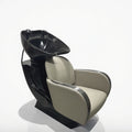 Unique Design Modern Reclining Washing Chair Bed Luxury Black Barbershop Furniture Shampoo Chair and Bowl