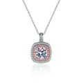 Luxury VVS Diamond Moissanite Necklace 925 Sterling Silver Necklace Moissanite Necklace Women