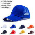 Men Running Cap Custom Embroidered Logo Baseball Golf Hat Adjustable Mesh Sports Caps