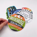 Weatherproof UV PVC Vinyl Sticker Custom Stickers Die Cut with Lamination