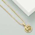 Libra Love God Arrow Pendant Necklace Men and Women Hip Hop Necklace Simple Sweater Chain for Women