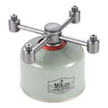 Aluminum Alloy Outdoor Camping Propane Gas Canister 1 to 5 Nozzle Transfer Adapter