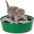 Electric Interactive Motion Cat Toy Automatic Rotating Teaser Pop and Play Hide and Seek Hunt Toy Popping Mouse Cat Toy