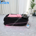 New Style Black Head Spa Steam Hair Washing Bed Electric Intelligent Massage Shampoo Bed Fully Reclining Bed for Barber Shops