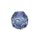 Modern Blue Hollow Glass Vase for Home Decoration Fashionable Heavy Industry Design for Wedding Occasions