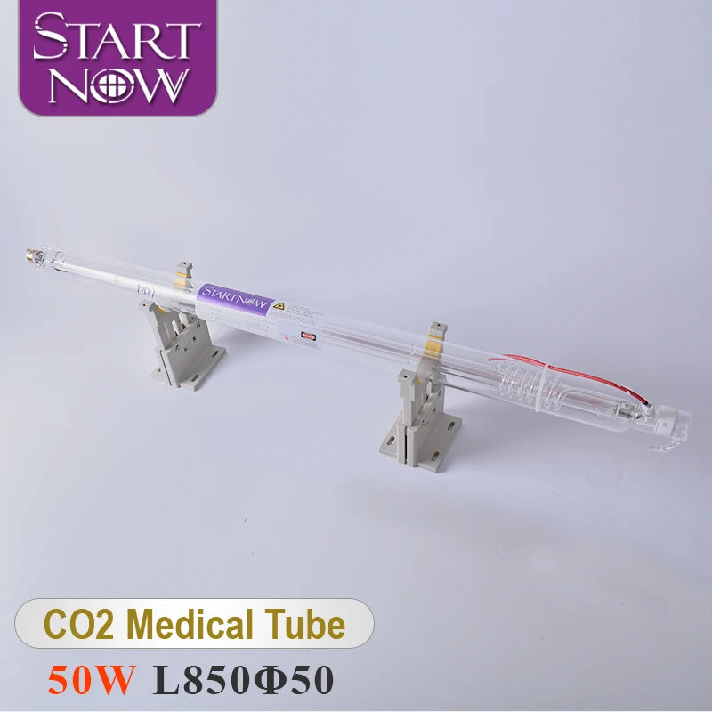 Startnow 50W CO2 Laser Tube 1000mm Diameter 50mm 60W Glass Tube Laser Cutting Machine