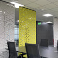 Polyester Fiber Acoustic Sound Control Room Divider Wall Panels Office Decoration Suspended Acoustic Screen Divider