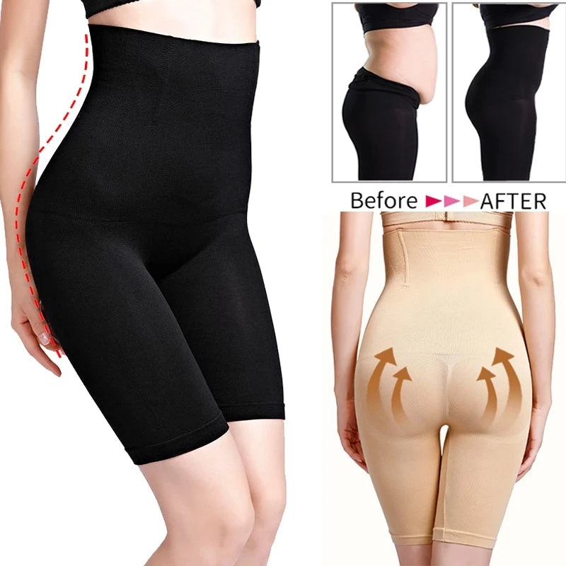 Wholesale Customized Logo Plus Size Waist Control High-Waisted Women Seamless Body Shaper Panty