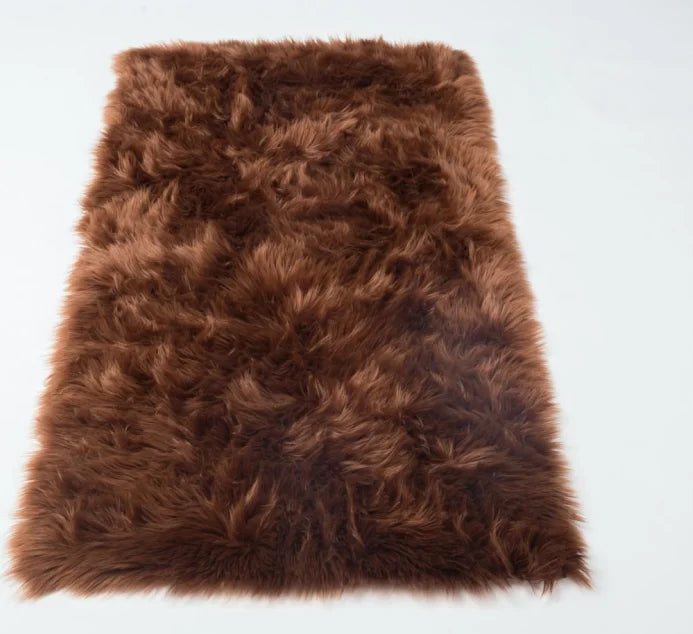 Such Soft Artificial Fur Rug Shaggy Faux Sheepskin Fur Rug Rectangle 60*120cm